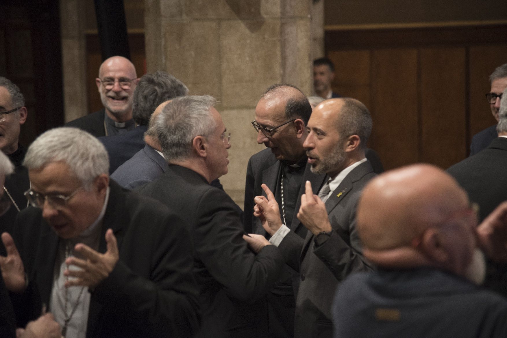 Un centenar de persones commemoren a la Generalitat els 500 anys de l'estada de Sant Ignasi a Catalunya