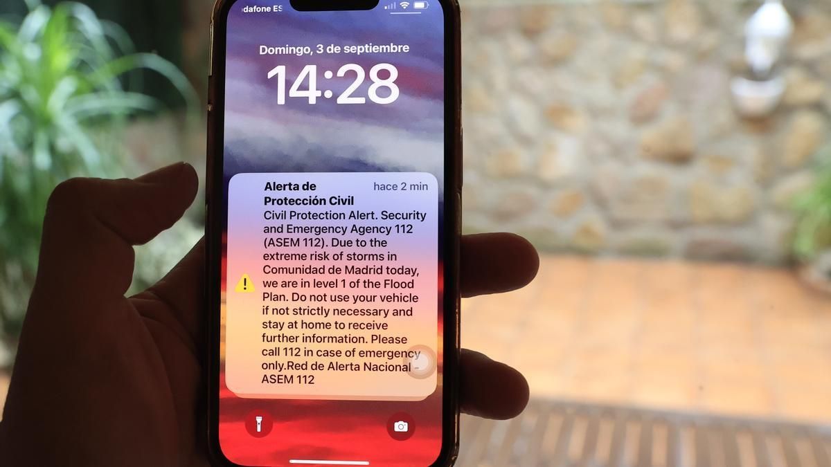 Alertas de Protección Civil.
