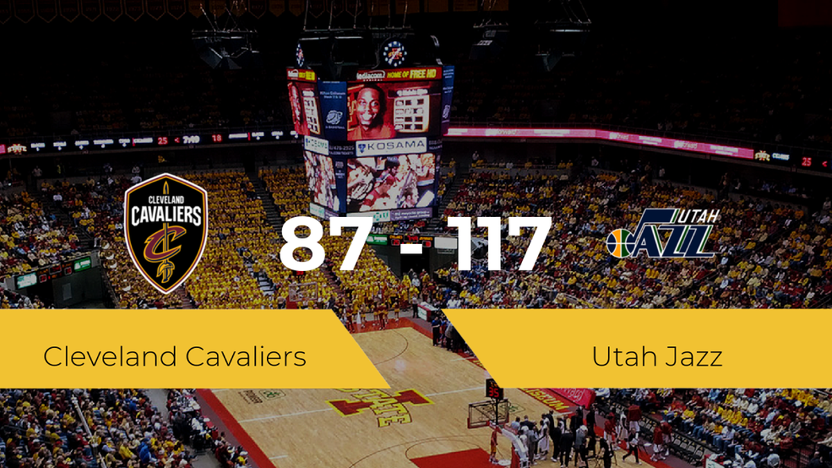 Utah Jazz vence a Cleveland Cavaliers por 87-117