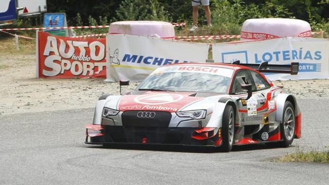 José Antonio Fombona, en su Audi RS 5 DTM.  |