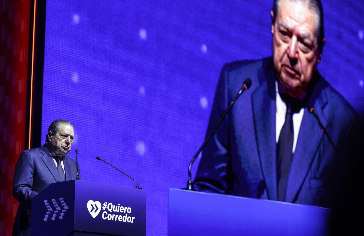 El empresario Vicente Boluda interviene en un acto el 20 de noviembre de 2025.