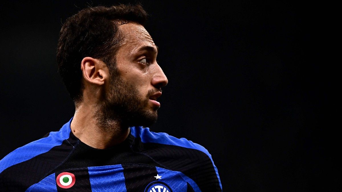 Calhanoglu, autor del 1-0 del Inter ante el Barça