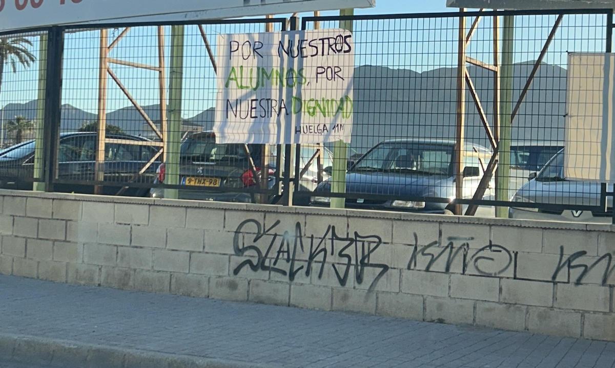 Protestas de docentes en la Vega Baja