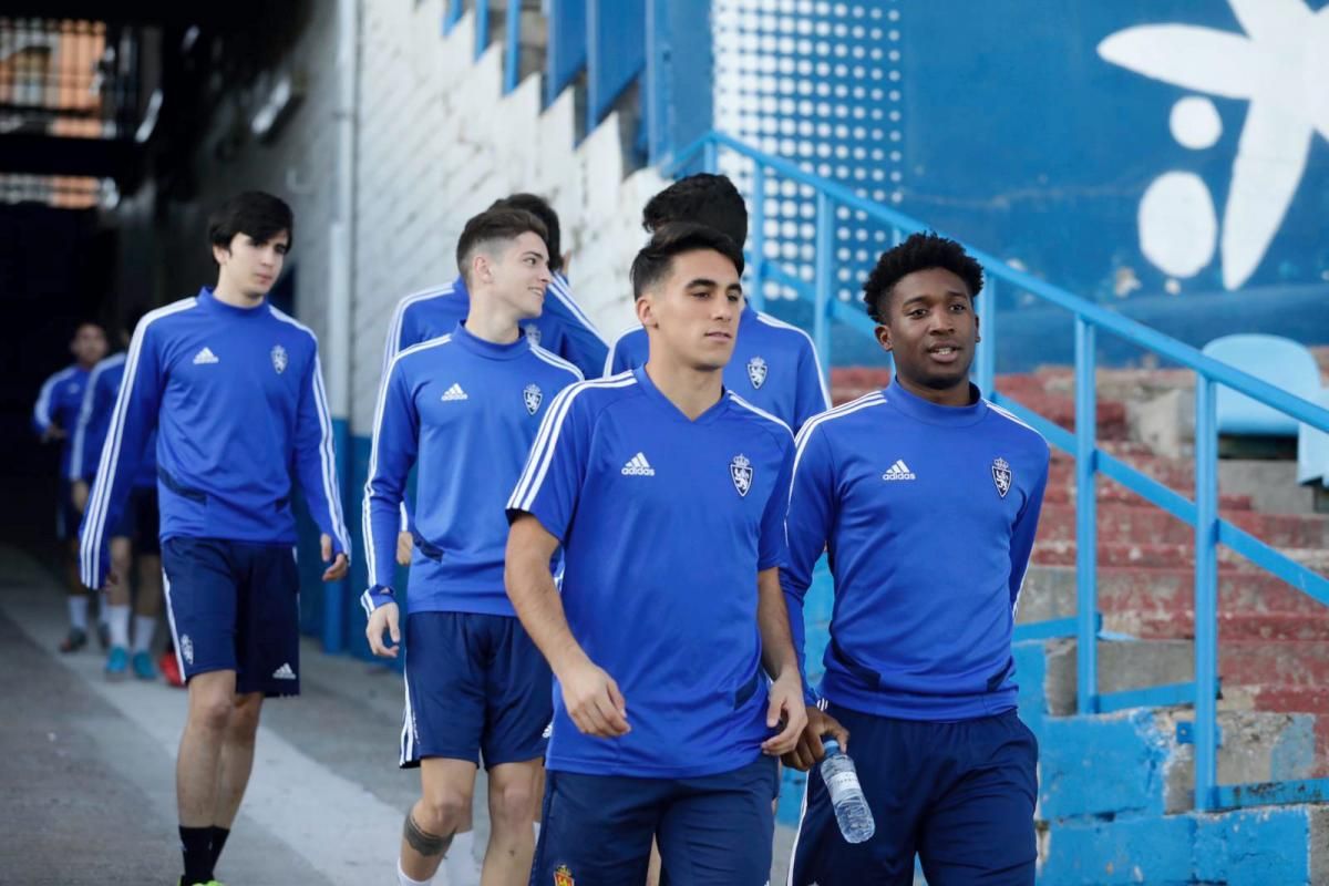 Entrenamiento del Real Zaragoza juvenil