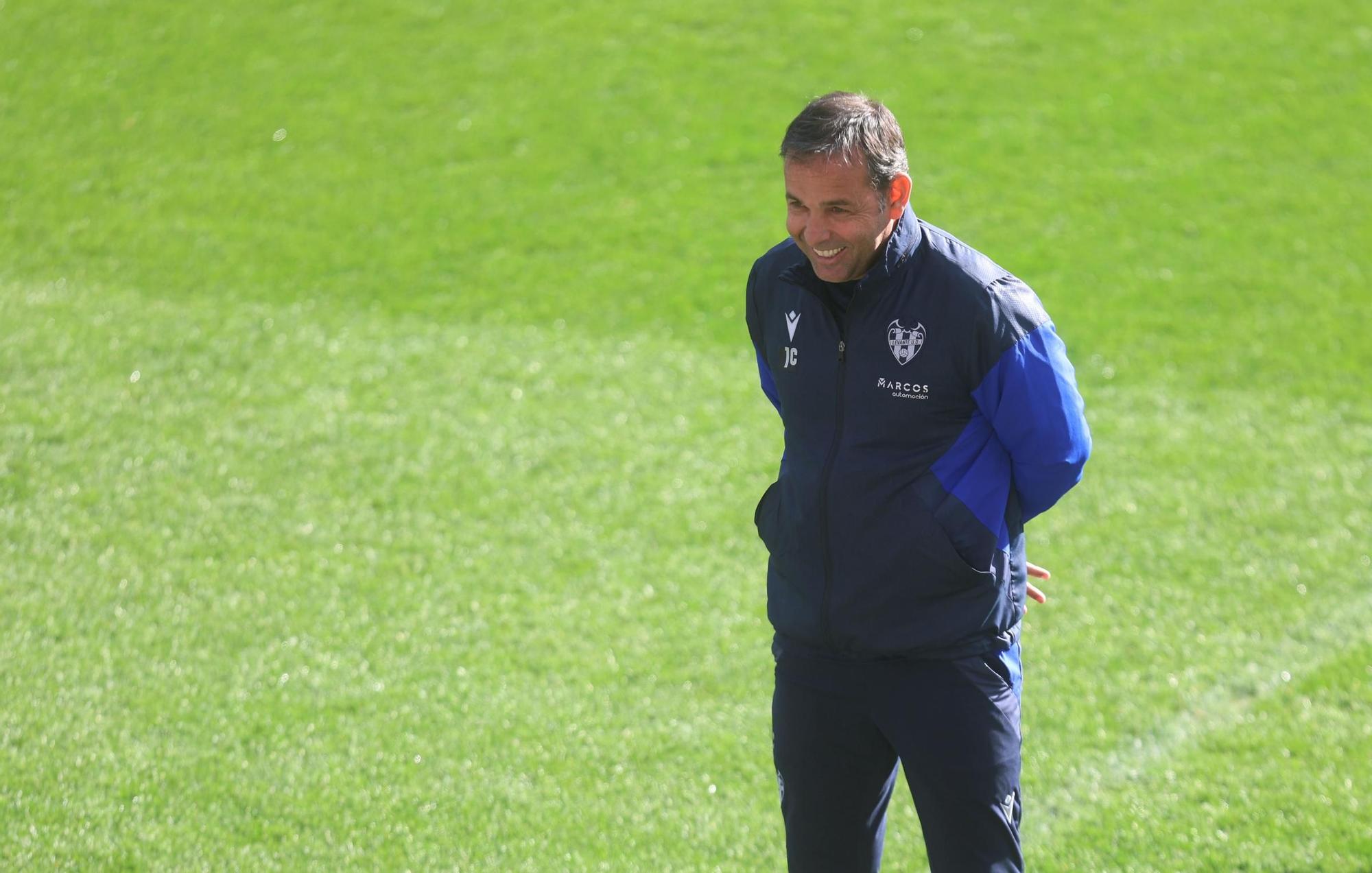 Sesión de entrenamiento del Levante UD previo al partido frente al CD Lugo