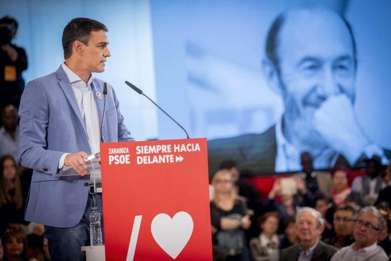 Zaragoza, escenario de campaña para Sánchez, tras la muerte de Rubalcaba