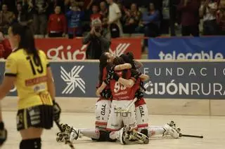 El Telecable, de menos a más, golea al Palau y se cuela en las semifinales de su Copa de la Reina (4-0)