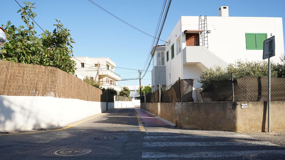 El tramo de la calle Norte que se ampliará