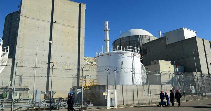 Recarga de combustible en la central nuclear de Almaraz