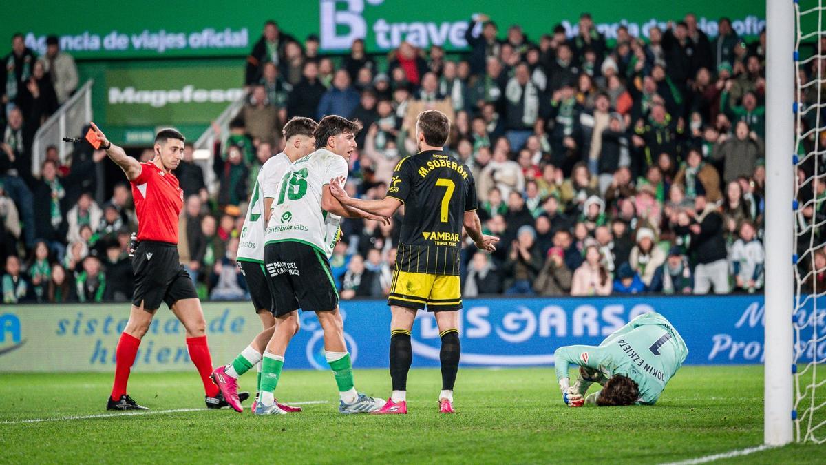 Soberón, en el momento de su expulsión