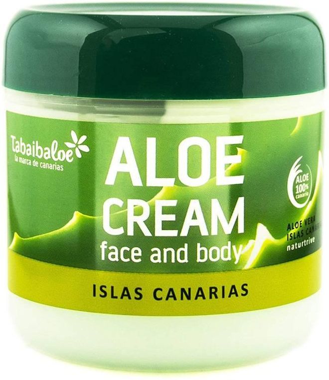 Crema facial y corporal de aloe vera de Tabaiba