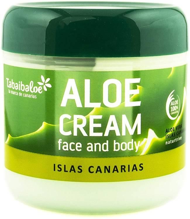 Crema facial y corporal de aloe vera de Tabaiba