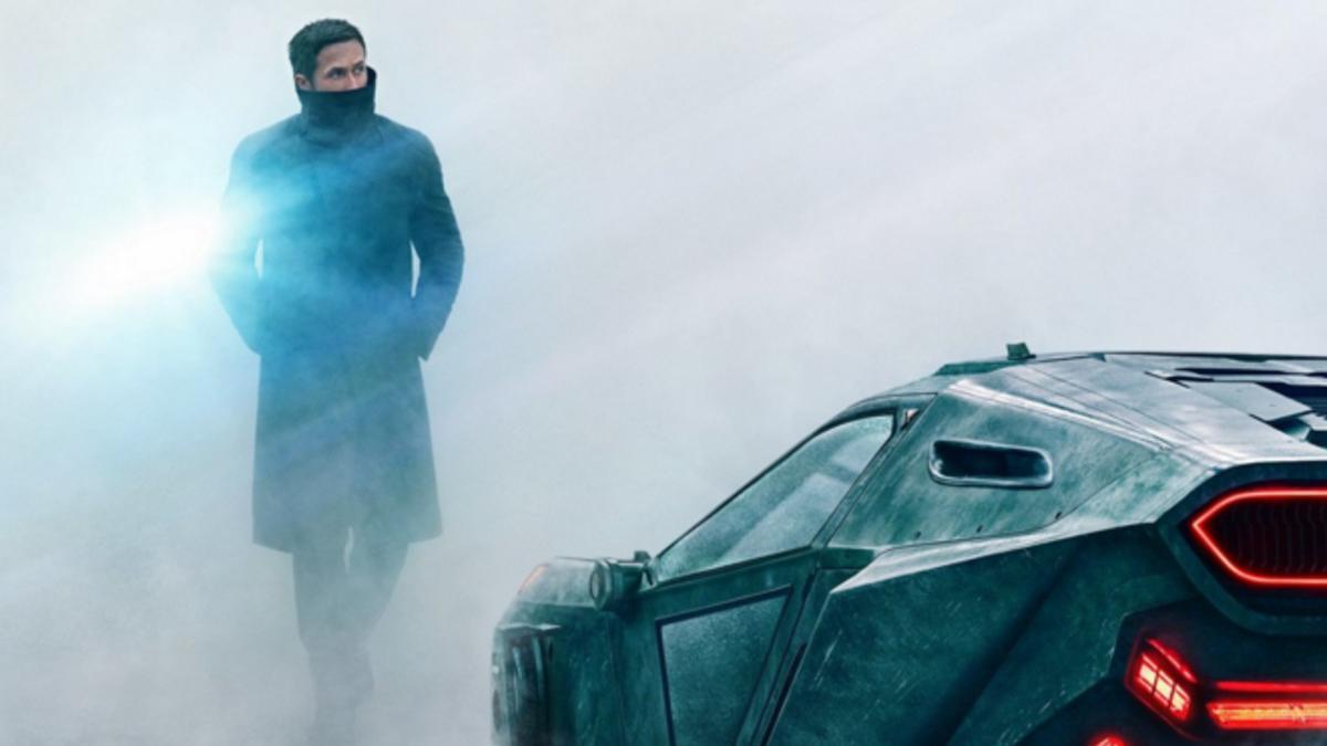 Detalle de un cartel promocional de 'Blade Runner 2049'.