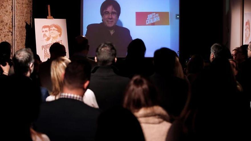 Puigdemont ve &quot;innecesario&quot; que JxCat, ERC y la CUP pacten sus programas