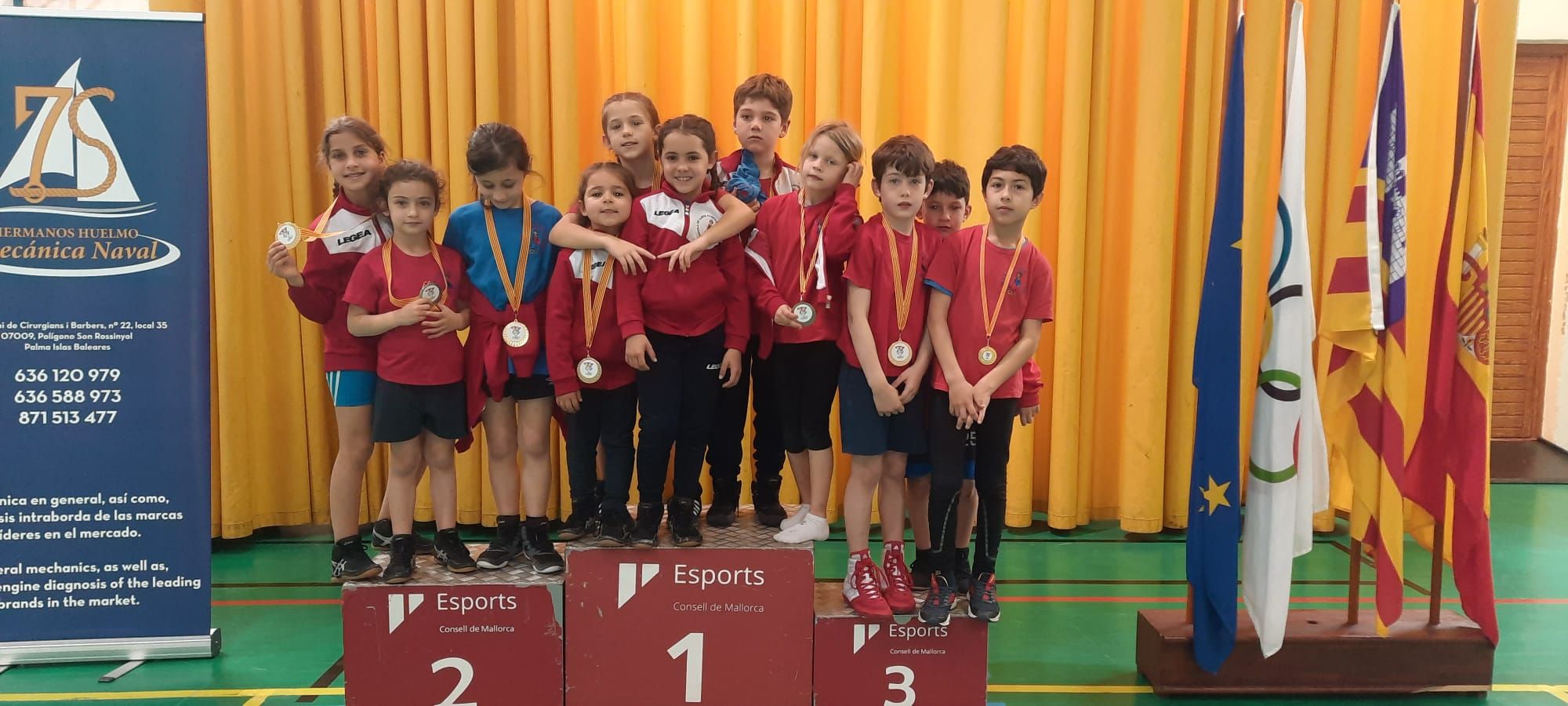 Calvià acogió el Campeonato de Baleares de lucha olímpica de base