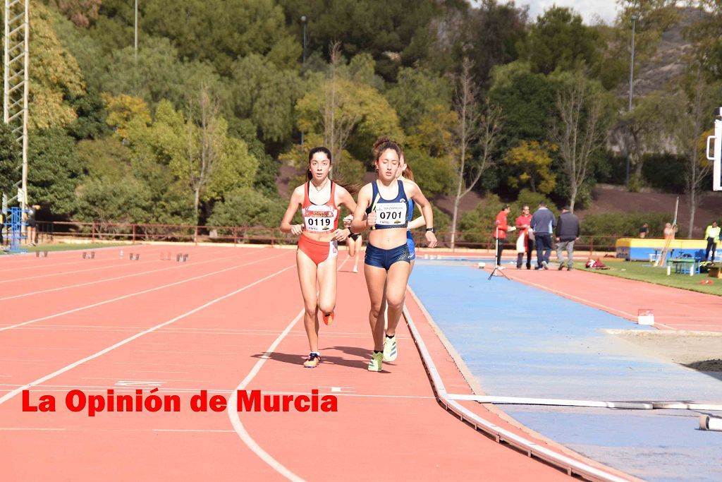 Regional absoluto y sub-23 de atletismo en Lorca