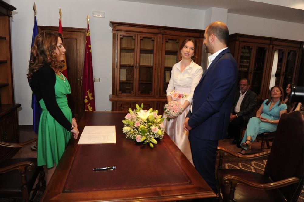 Primera boda en el Colegio Notarial de Murcia