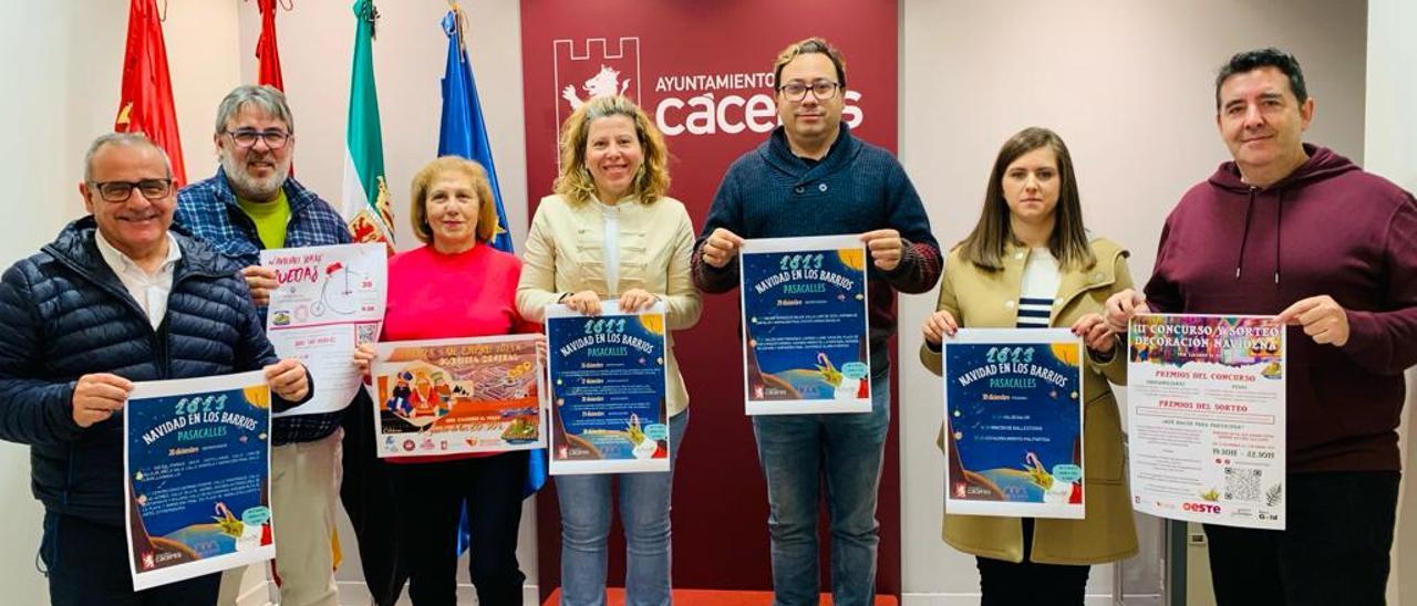 Presentación de la actividad en el Ayuntamiento de Cáceres.