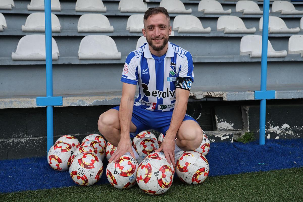 Tomás, jugador del FC Valladares