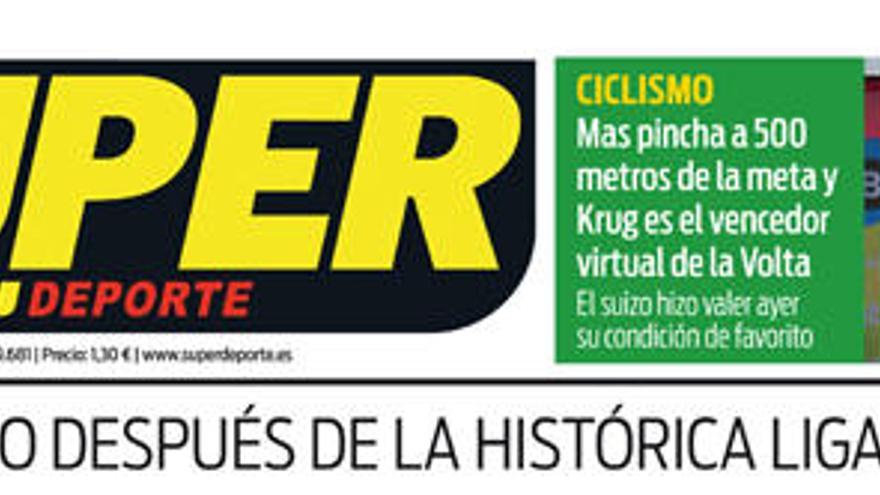 La portada de SUPER del domingo