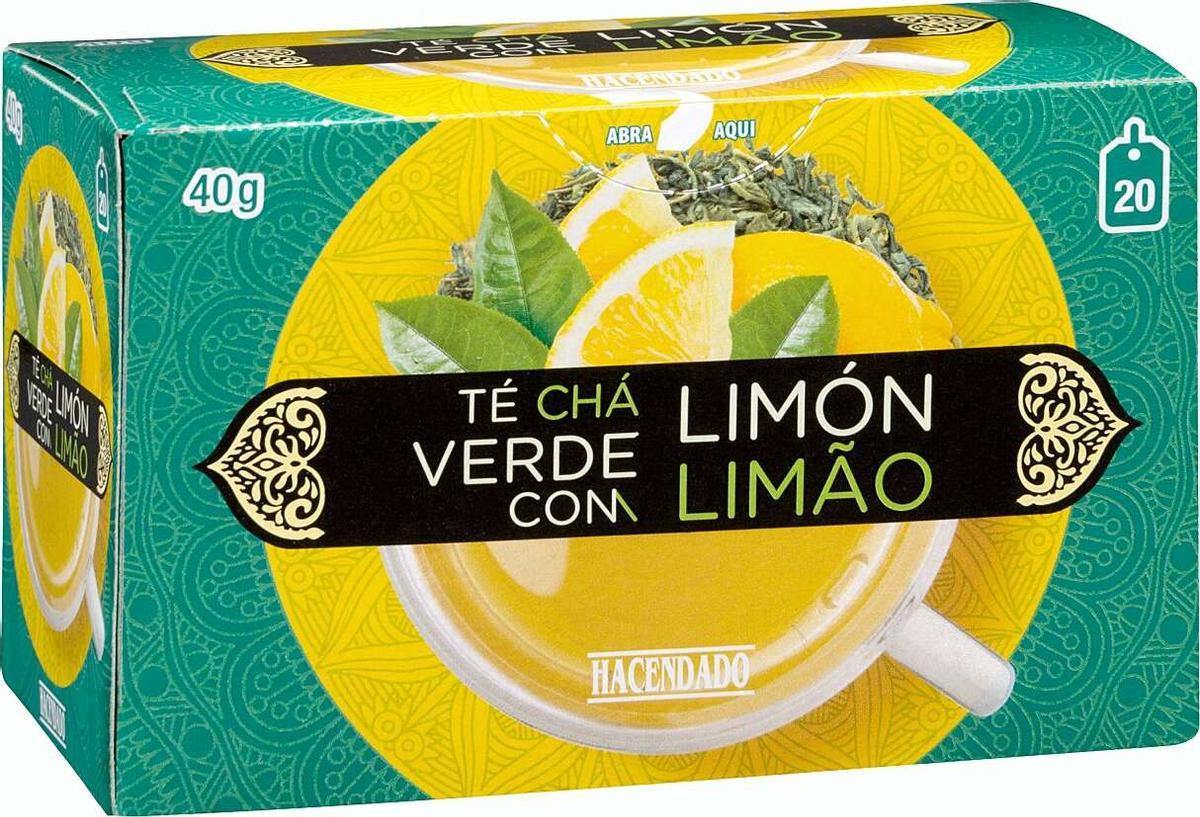 Té verde con limón Hacendado