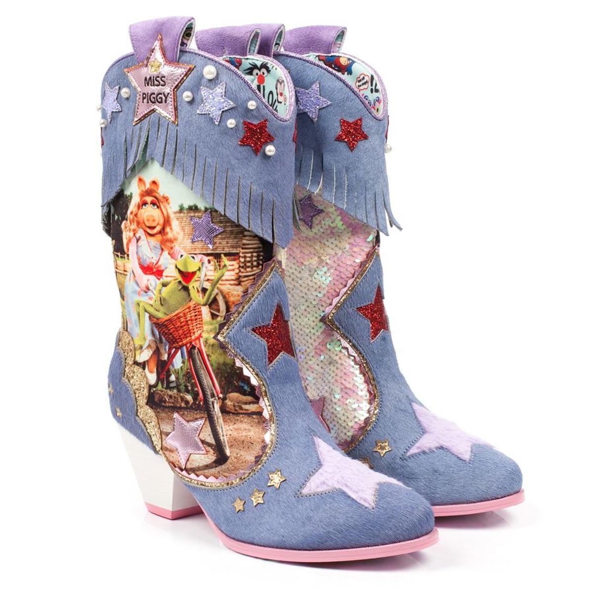 Botas de 'cowboy' de la colección de 'Los Teleñecos' para Irregular Choice