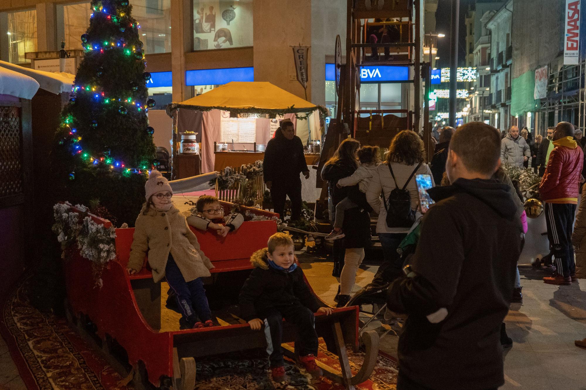 El mercado de Navidad de Zamora, en imágenes