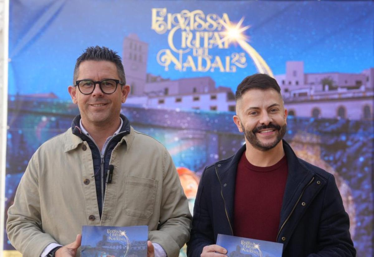 El alcalde Rafael Triguero y el concejal de Fiestas Francisco Torres. | AYUNTAMIENTO DE EIVISSA