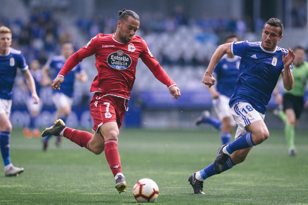 El Dépor empata en Oviedo