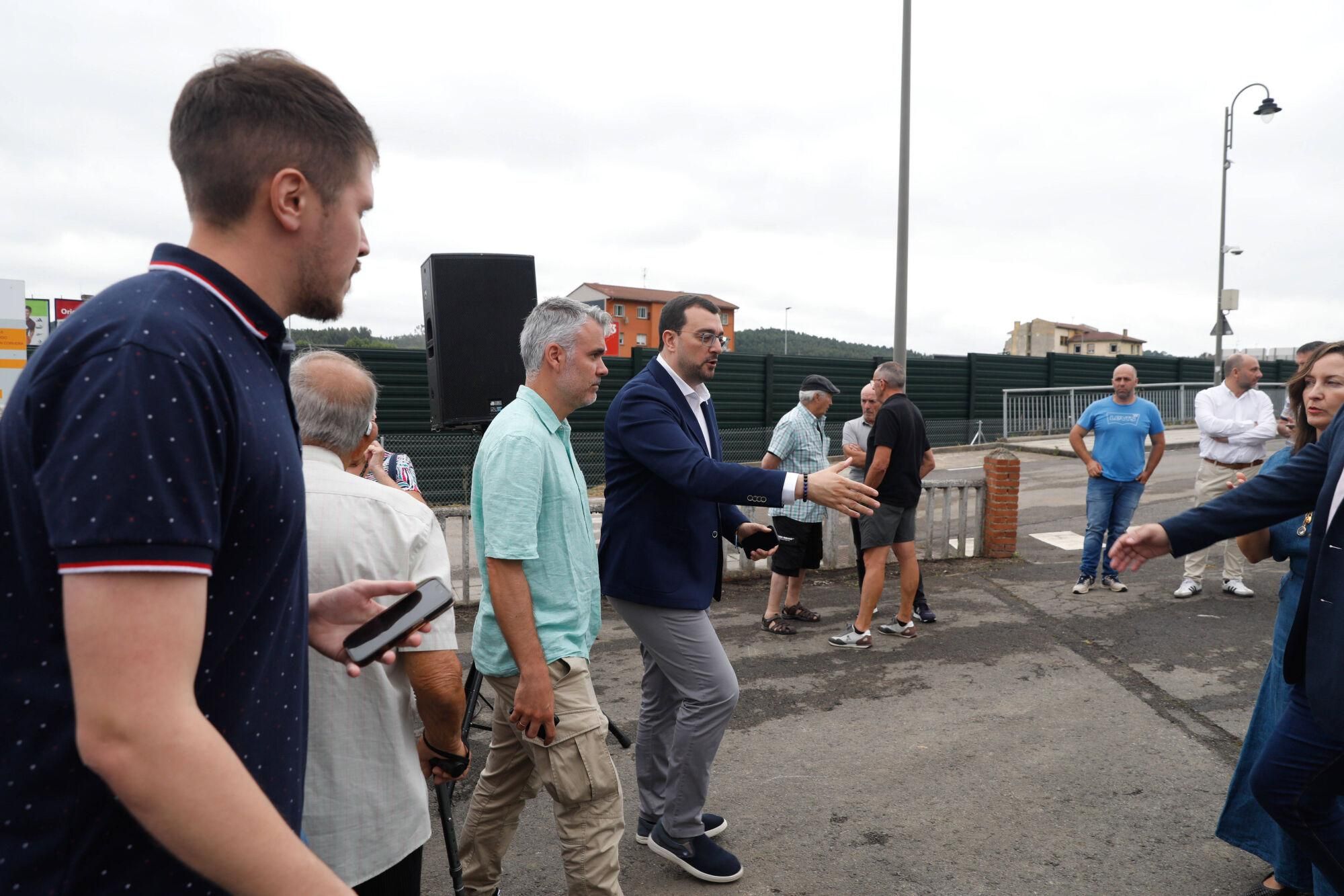 En imágenes: Así fue la jornada de inauguración de las medidas antirruido en Trasona