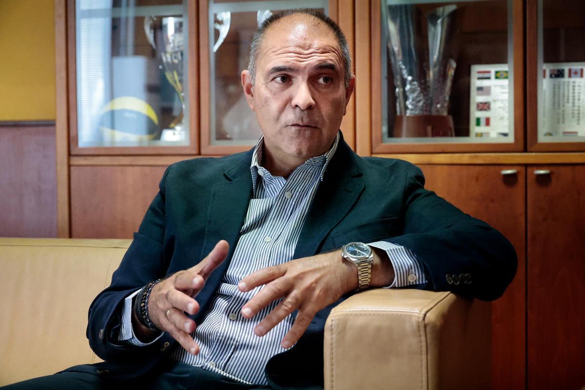 Aniano Cabrera, en una entrevista.