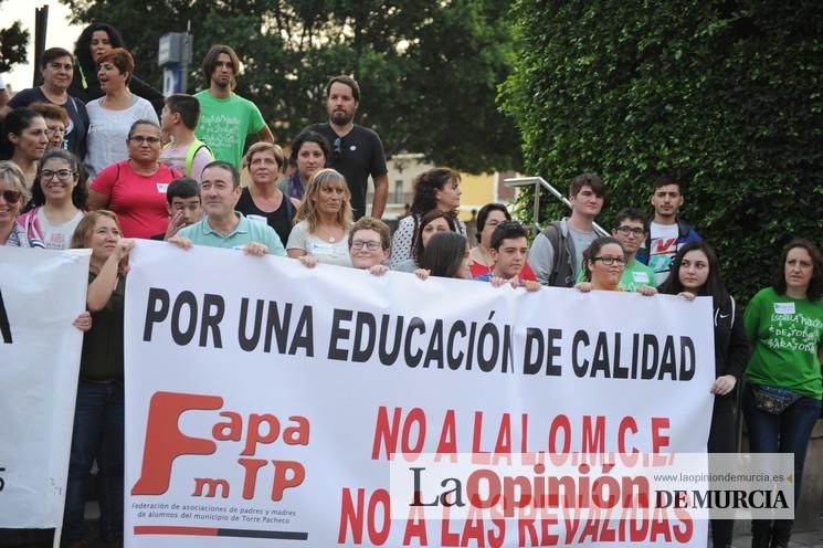 Manifestación contra la LOMCE en Murcia