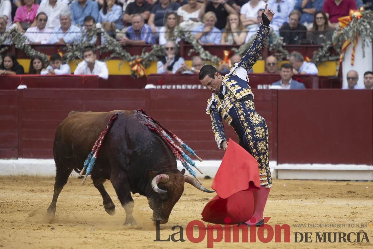 Cuarta corrida en la Feria Taurina de Murcia (Castella, Manzanares y Ureña)