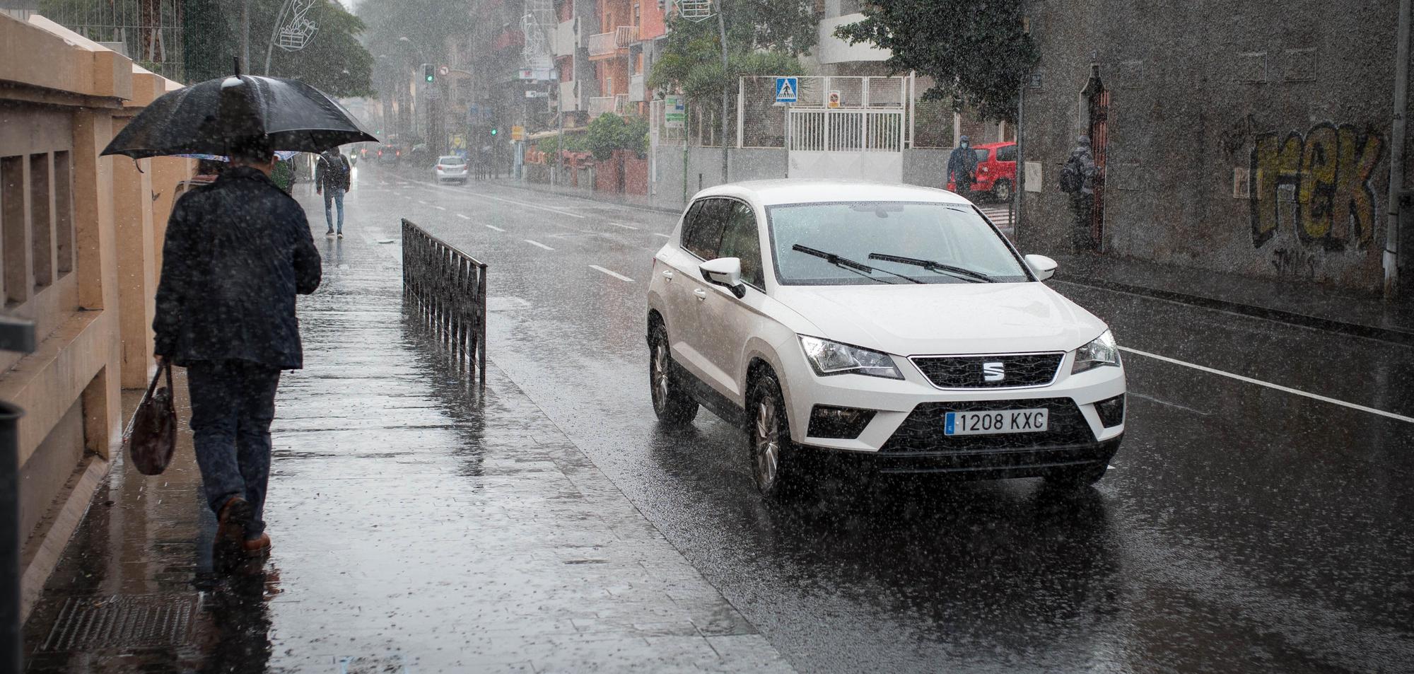 Lluvias en Tenerife