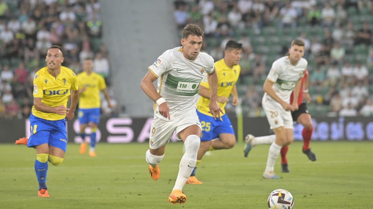 Lucas Boyé, durante el encuentro del pasado domingo contra el Cádiz