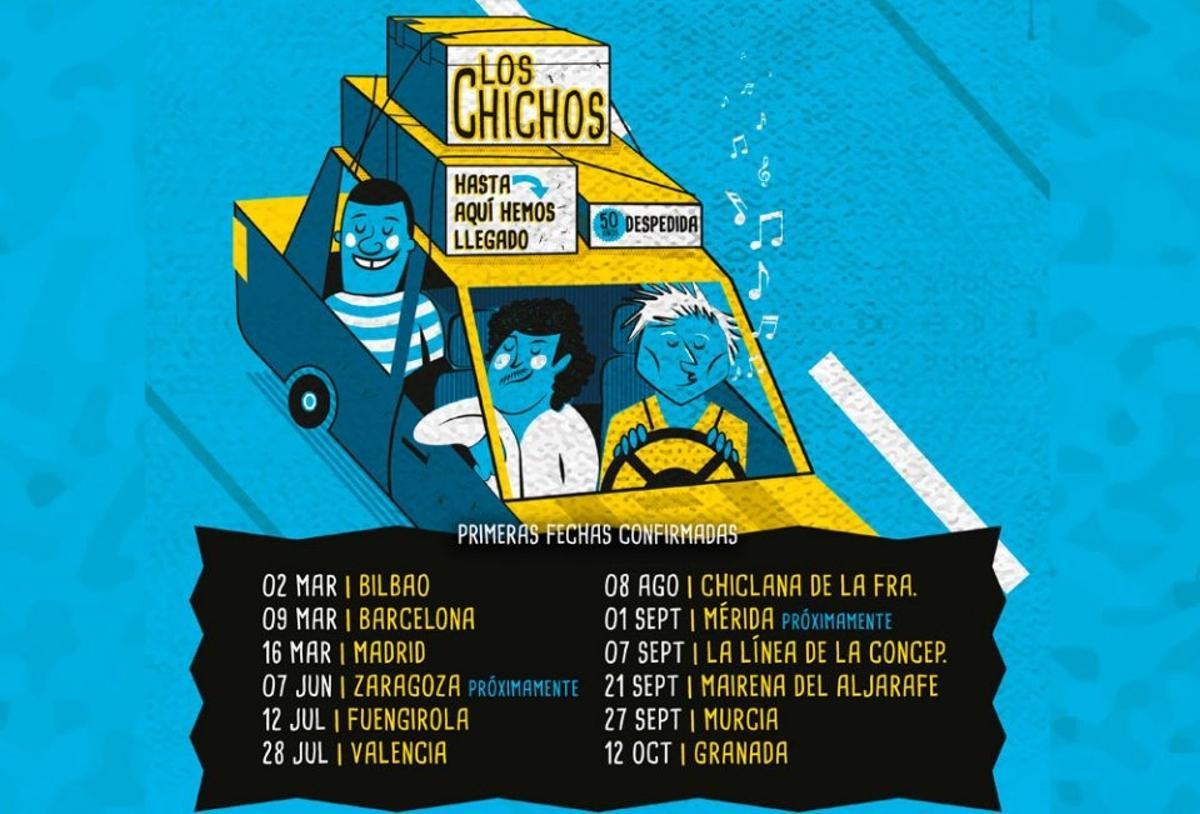 Cartel de 'Hasta aquí hemos llegado', la última gira de Los Chichos