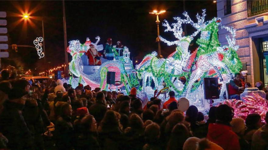 Un momento de la CabalGaza de Papá Noel el año pasado. |