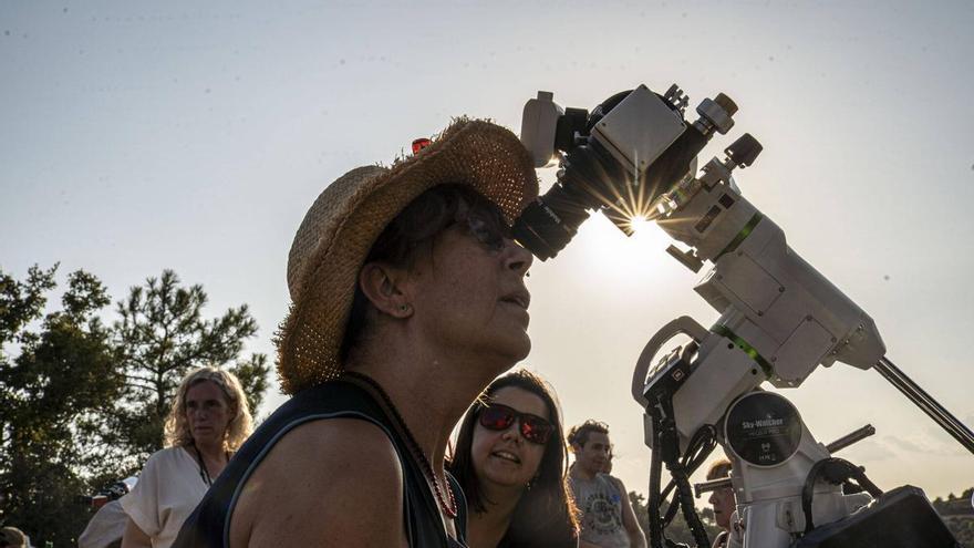 Així s'ha vist l'eclipsi des de l'Observatori de Castelltallat