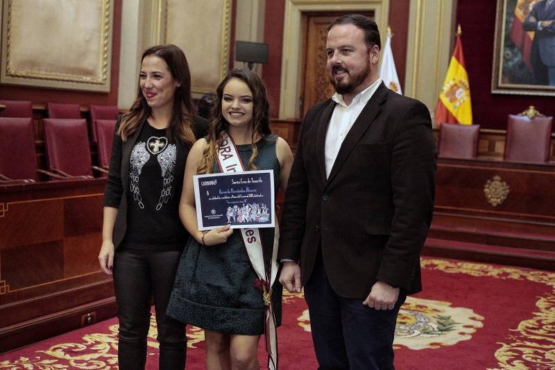 Recepción a las candidatas a Reinas del Carnaval