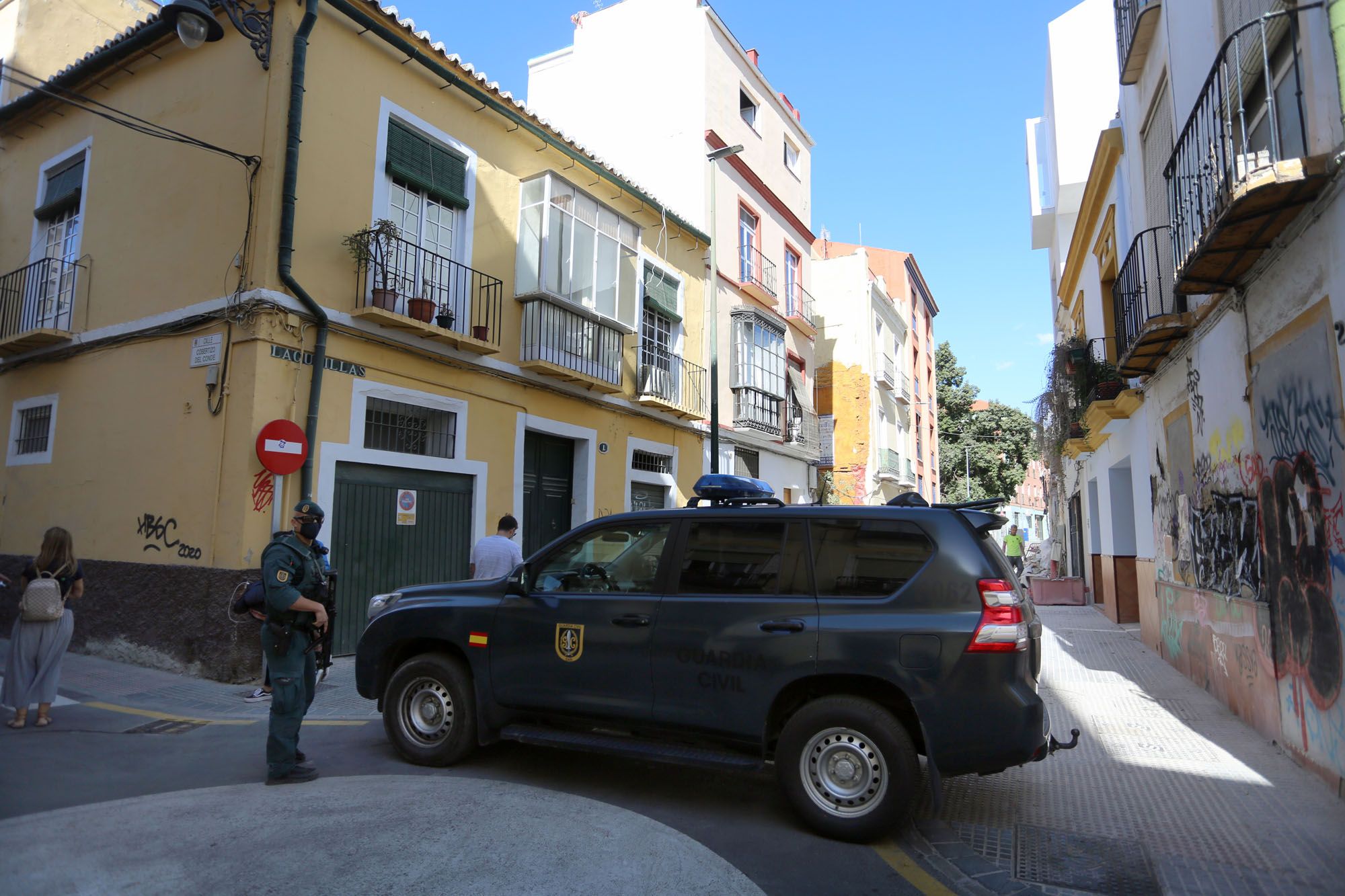 Las imágenes de la operación de la Guardia Civil en Lagunillas