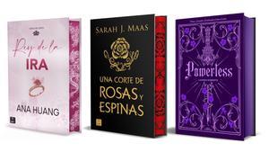 Ediciones especiales de Rey de la ira, Una corte de rosas y espinas y Powerless.