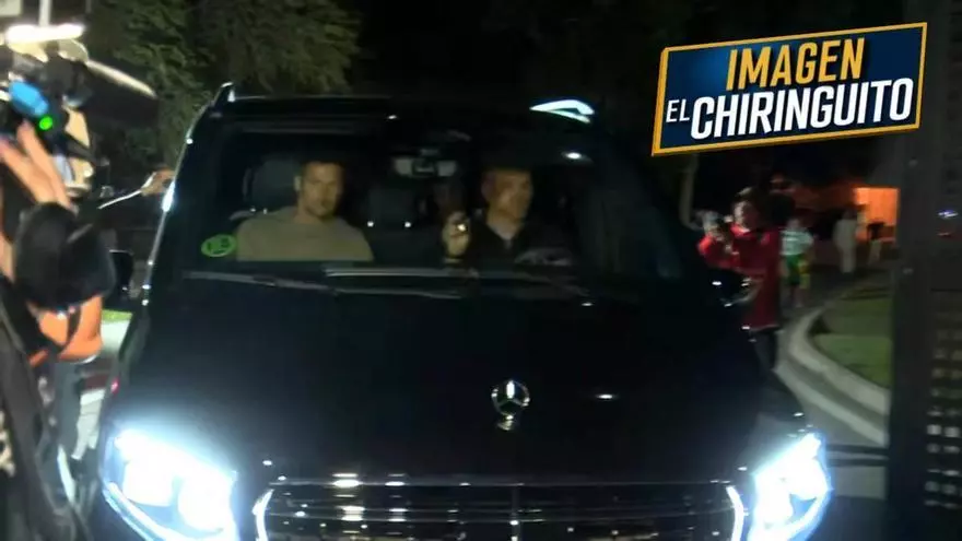 Cristiano Ronaldo llega a Madrid tras abandonar la concentración de la selección