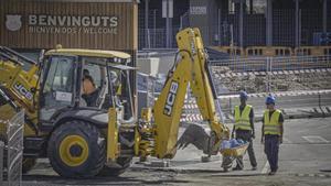 Macrooperación de la Inspección del Trabajo de la Generalitat de Cataluña en las obras del Camp Nou