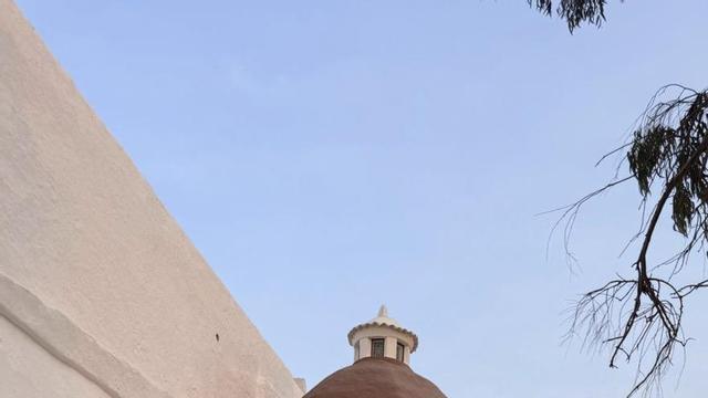 La cúpula del Puig de Missa de Santa Eulària.