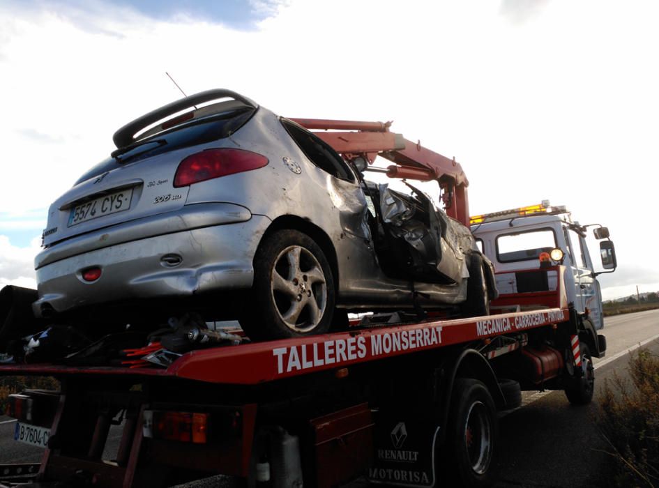 Un muerto en un accidente en la carretera Felanitx-Manacor