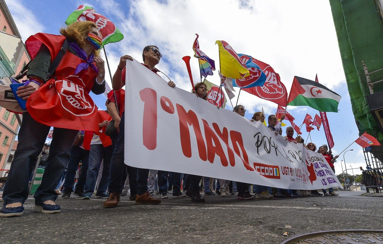 Manifestación del 1 de Mayo en Las Palmas de Gran Canaria (01/05/22)