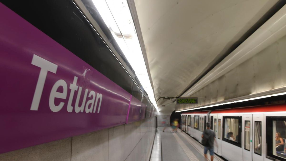 La parada de Tetuan de la L2