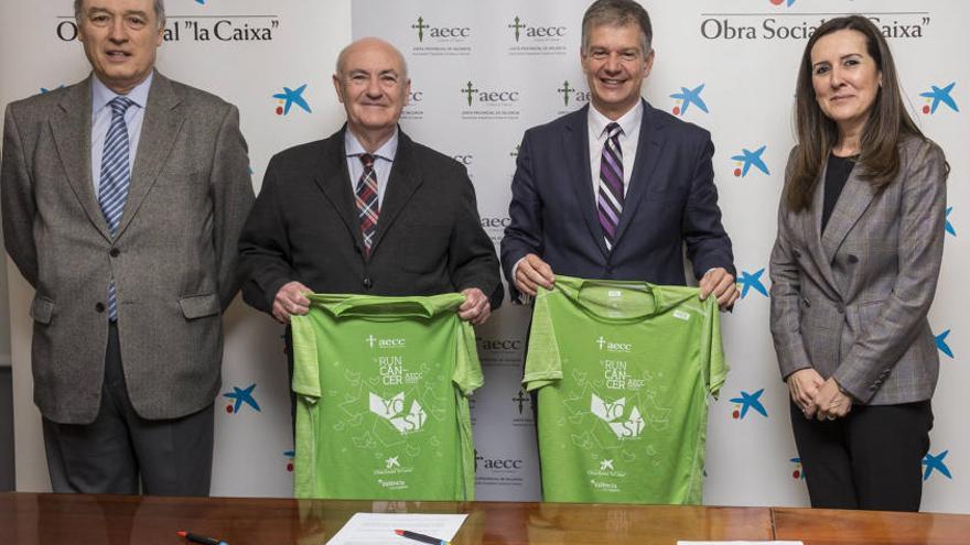 La Obra Social la Caixa renueva su  apoyo al Circuito RunCáncer