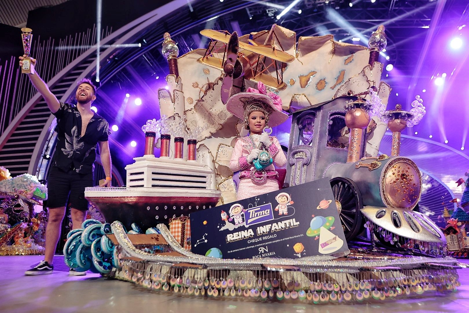 Gala de elección de la reina infantil del Carnaval de Santa Cruz de Tenerife 2022