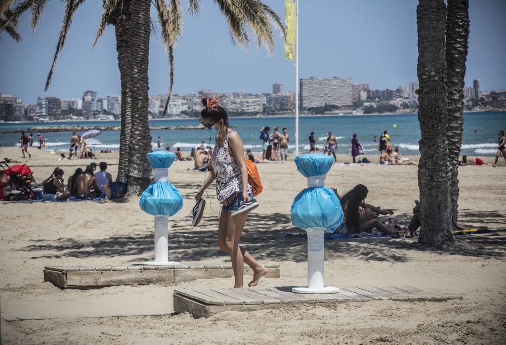 La playa de El Postiguet